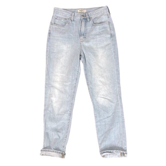 Madewell The Perfect Vintage Jean in Light Fitzgerald Wash Denim Jeans, Size 27 - Picture 2 of 9